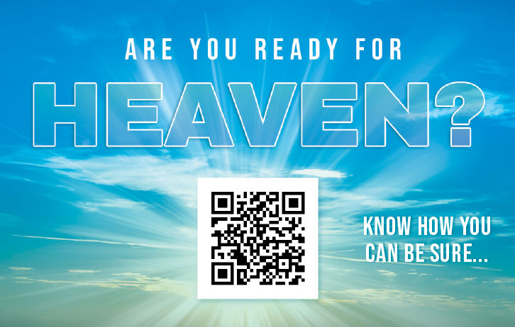 Are You Ready For Heaven Business Card | Share The Gift